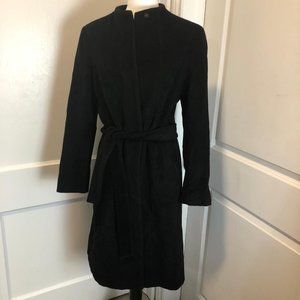Calvin Klein Angora Wool Belted Coat Size 10